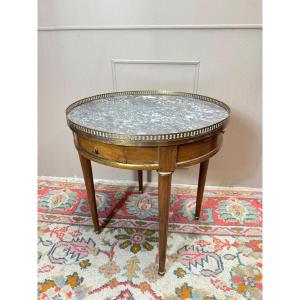 Louis XVI Mahogany Bouillotte Table, 18th Century 