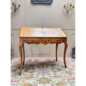 Sloping Desk In Natural Wood From The Louis XV 18th Century 