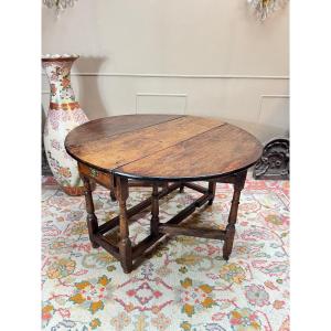 Table à volets dite « gâte leg », Angleterre XVIII eme siècle 