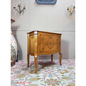 Cherrywood Commode From The 18th-century Transitional Period 