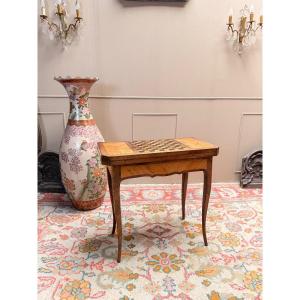 Louis XV Period Marquetry Games Table, 18th Century