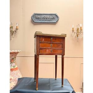 Louis XVI Period Mahogany Coffee Table Stamped XVIII Eme Siècle
