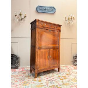19th-century Louis XVI-style Walnut Secretary Desk