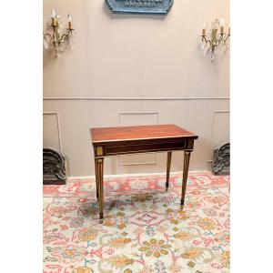 19th-century Louis XVI-style Mahogany Game Table