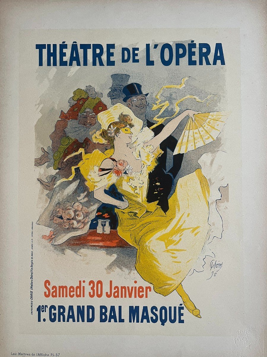The Masters Of The Poster - Original Plate No. 57 - Jules Cheret - Théâtre De l'Opéra-photo-2