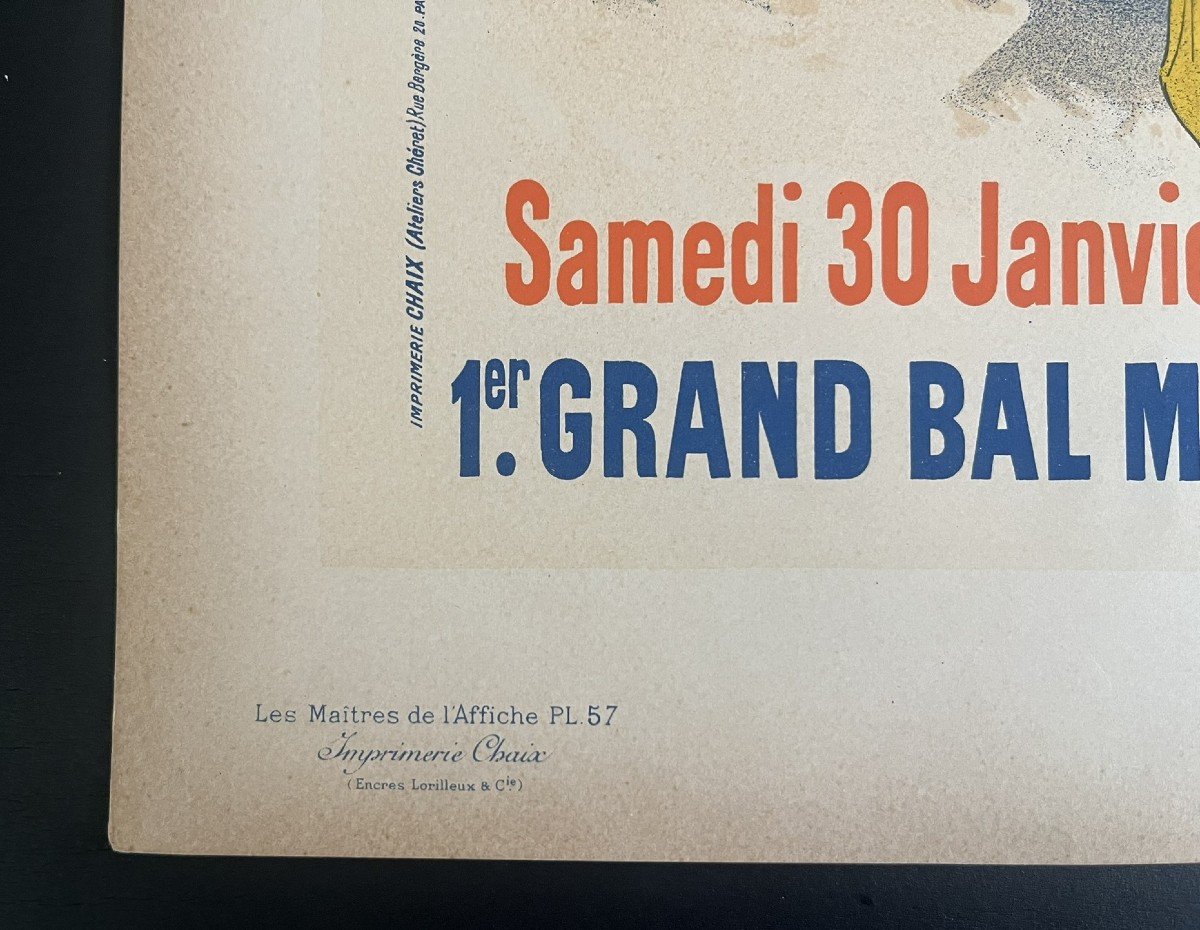The Masters Of The Poster - Original Plate No. 57 - Jules Cheret - Théâtre De l'Opéra-photo-4