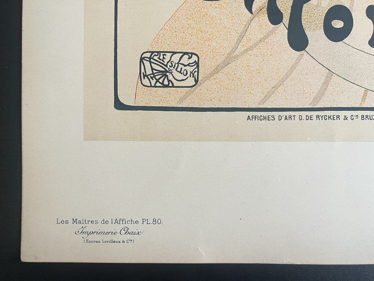 The Masters Of The Poster - Original Plate No. 80 - Fernand Toussaint - Le Sillon-photo-4