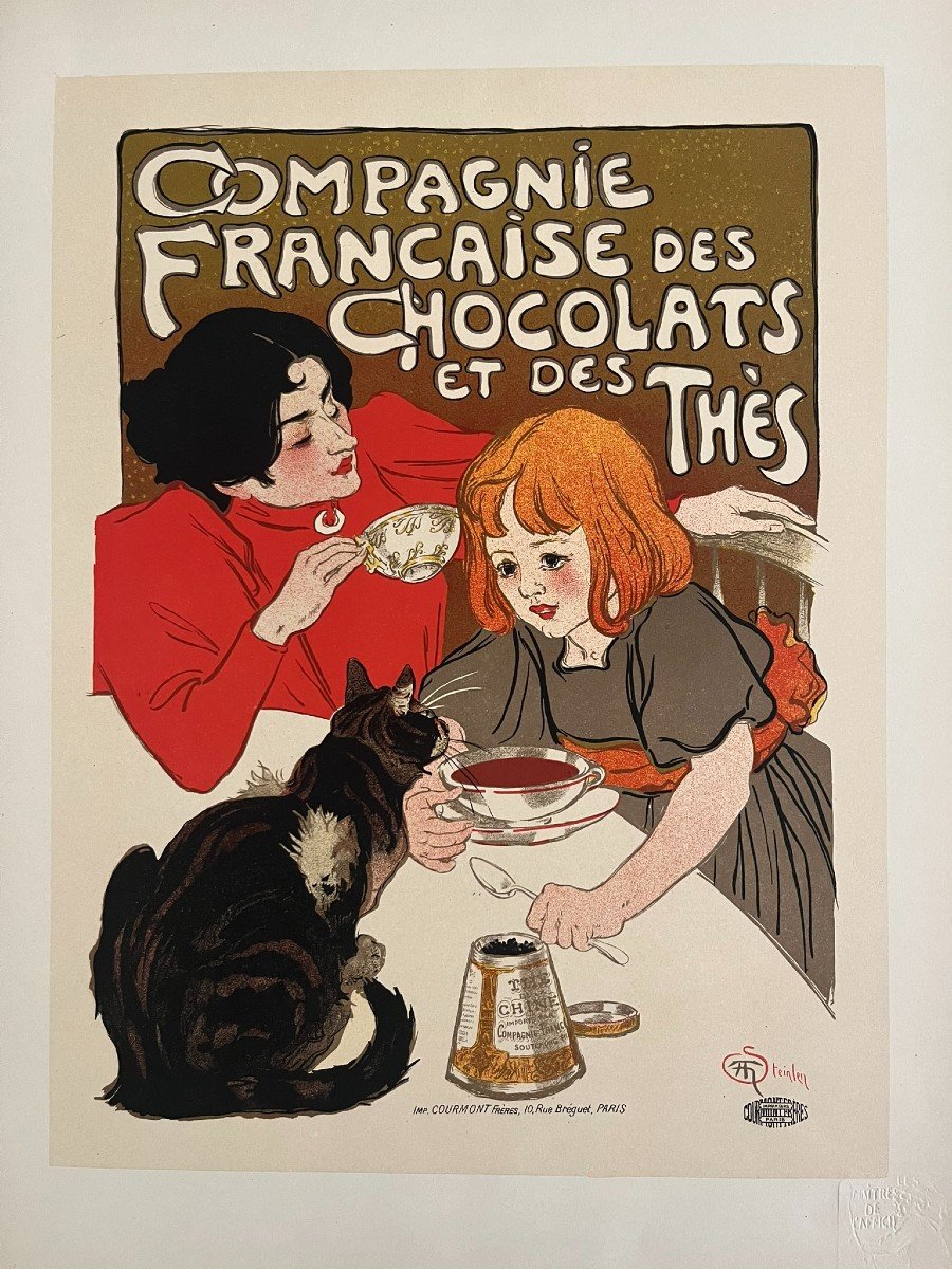 Steinlen - Compagnie Française Des Chocolats Et Des Thés - Les Maîtres De l'Affiche - 170-photo-2