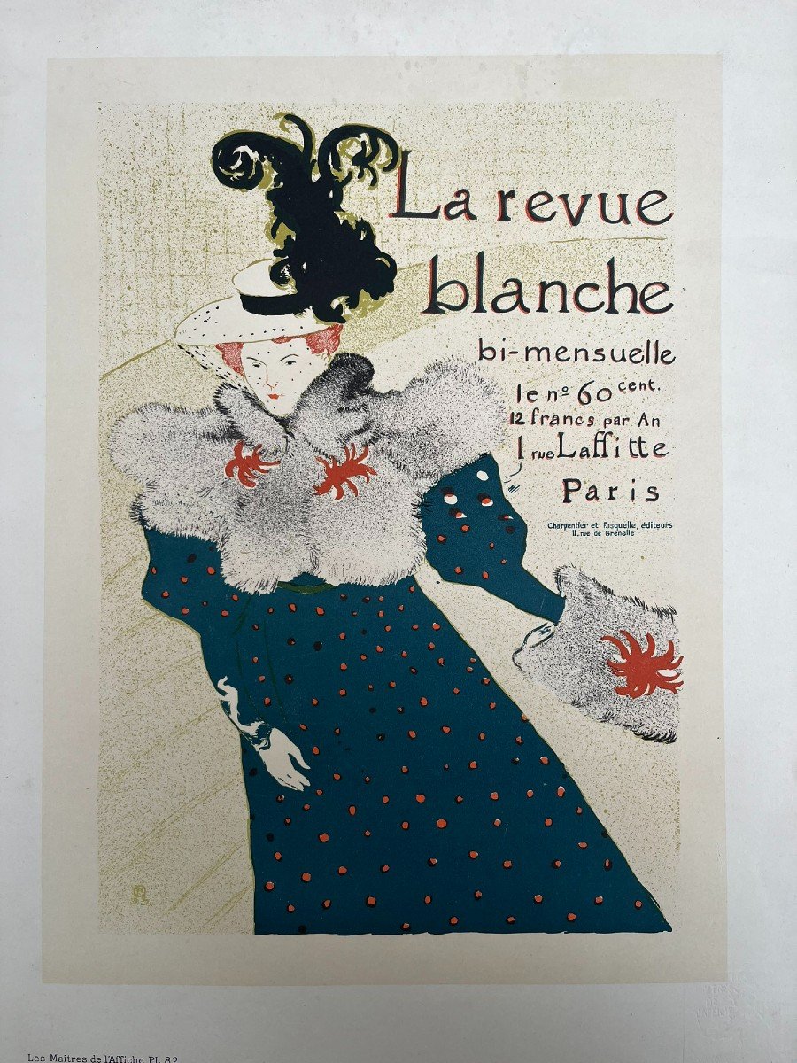 The Masters Of The Poster - Original Plate No. 82 - Toulouse Lautrec - La Revue Blanche-photo-2