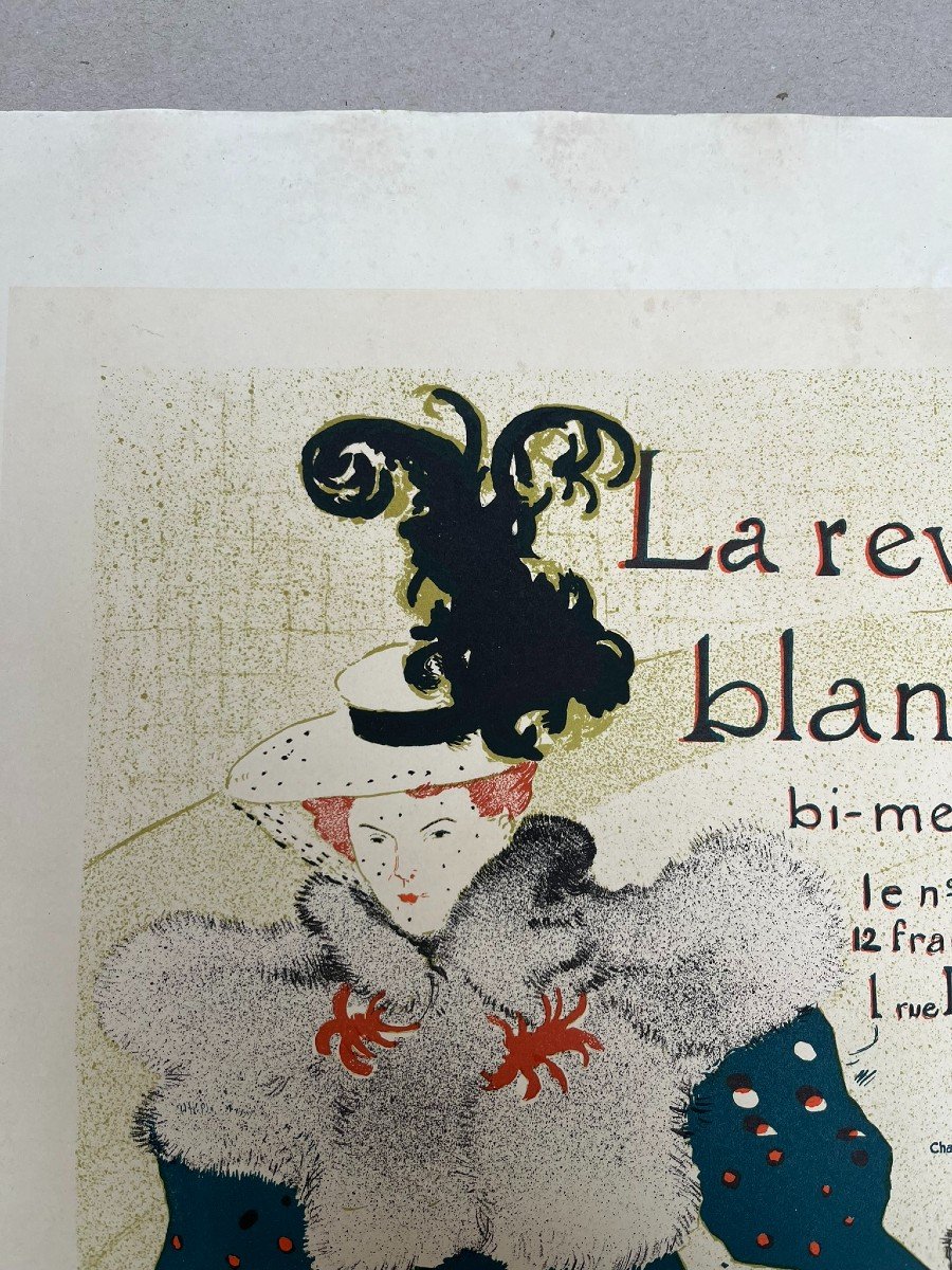 The Masters Of The Poster - Original Plate No. 82 - Toulouse Lautrec - La Revue Blanche-photo-1