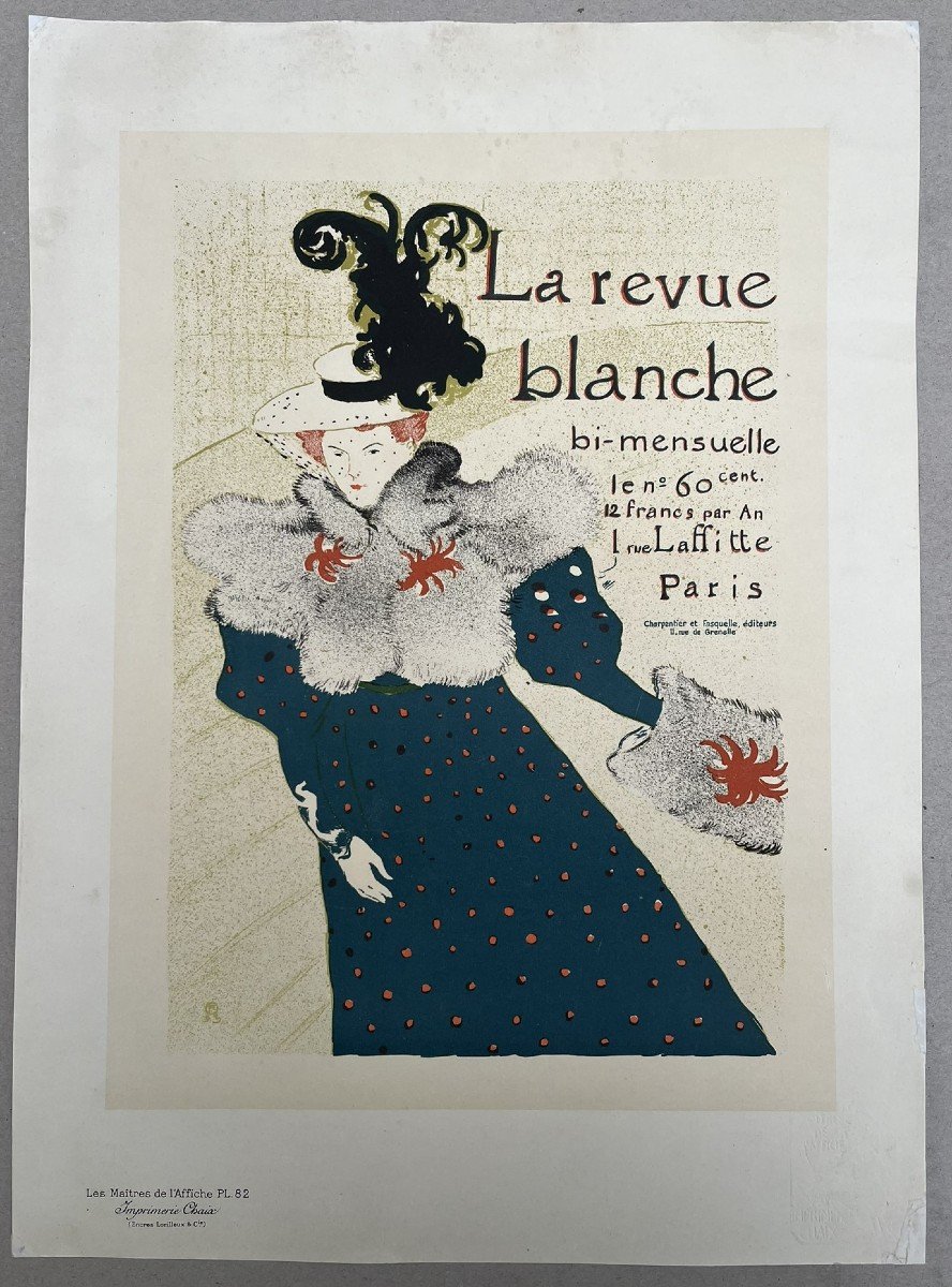 The Masters Of The Poster - Original Plate No. 82 - Toulouse Lautrec - La Revue Blanche