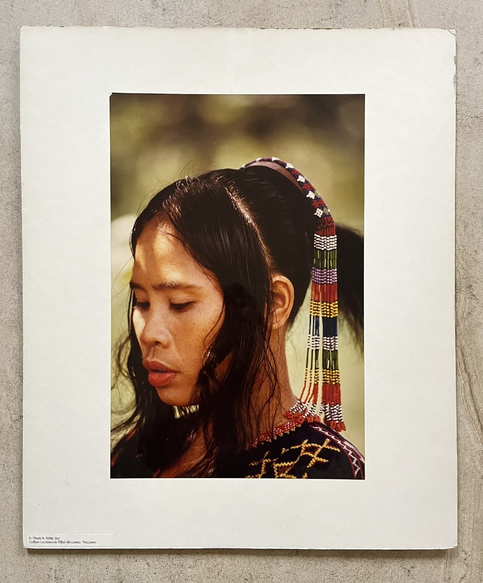 Grande Photographie - Annie Reffet - Coiffure Traditionnelle T'Boli - Minoamao - Philippines