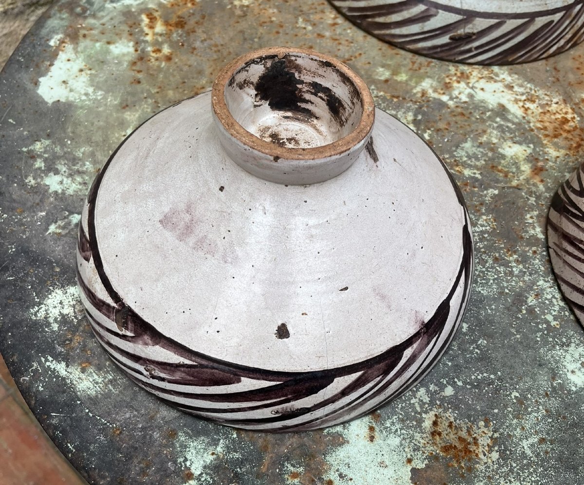 Lot de 3 anciennes Mokhfia XIXème - Terre Cuite - Fès-photo-8