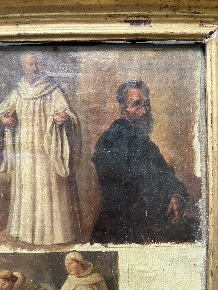 Oil On Canvas - Study After The Old Masters - Prix De Rome - Circa 1830-photo-3