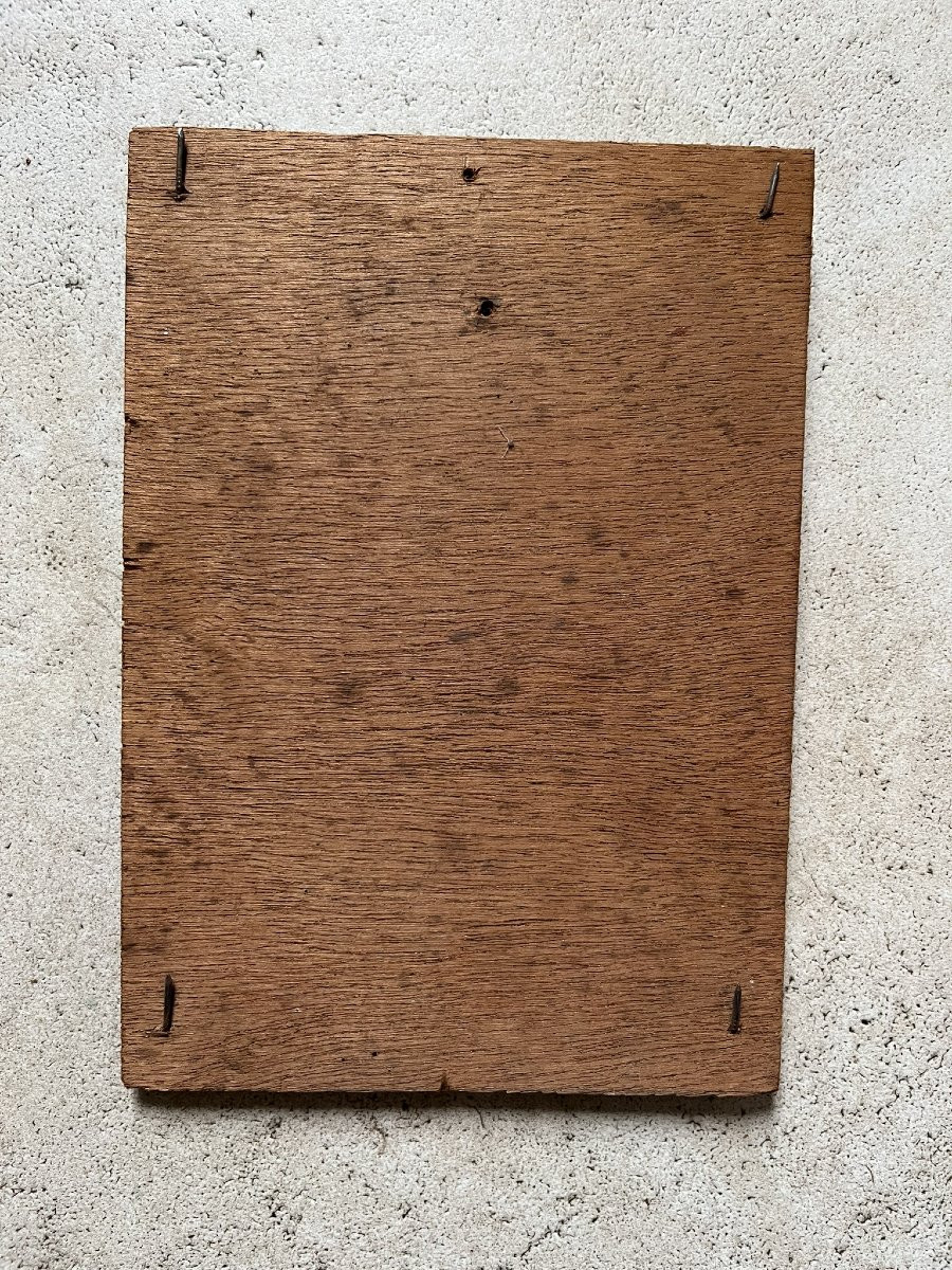 Art Nouveau Bronze Plaque – Alexandre Charpentier – Symbolist Bas-relief-photo-3