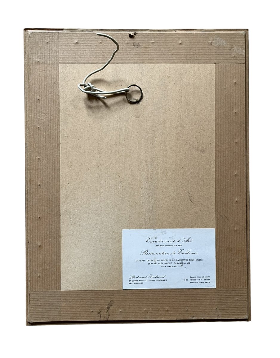 Aristide MAILLOL - Dessin Original pour Les Géorgiques - Etude - Faucheuse de blé-photo-3