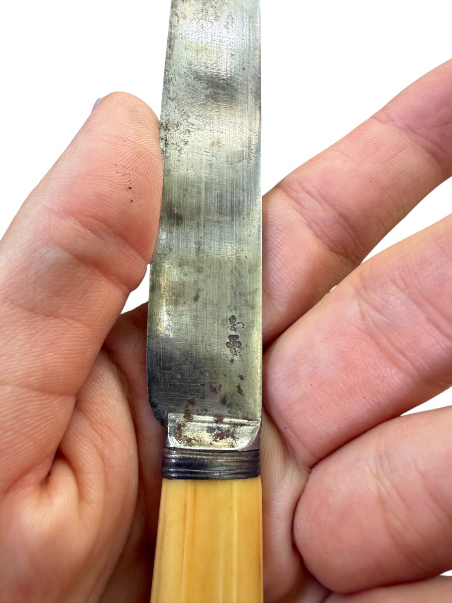 18th-century Cutlery Set - Bernard Raterey - Marseille - 12 Table Knives -photo-1