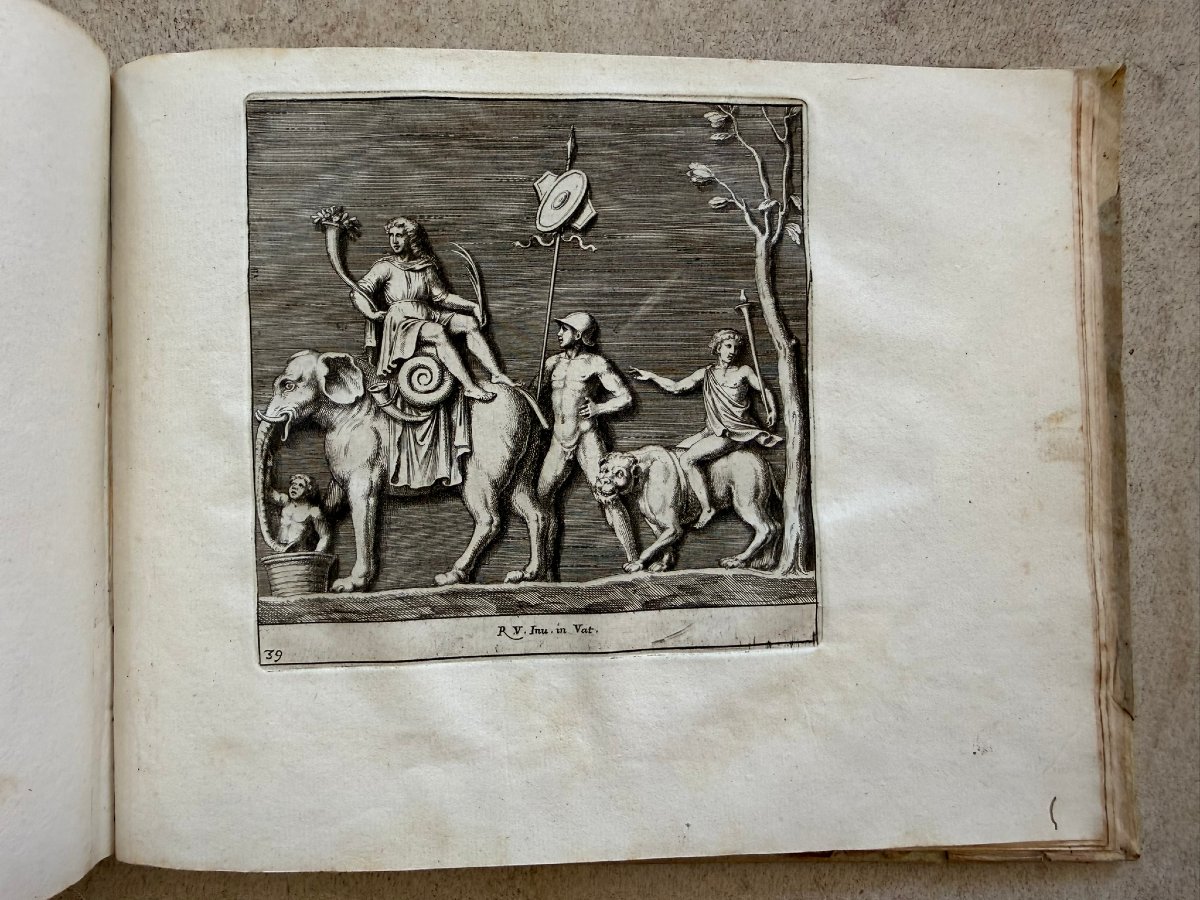 Ouvrage original du XVIIe siècle : Recueil gravé des stucs de Raphaël par Pietro Santi Bartoli-photo-4