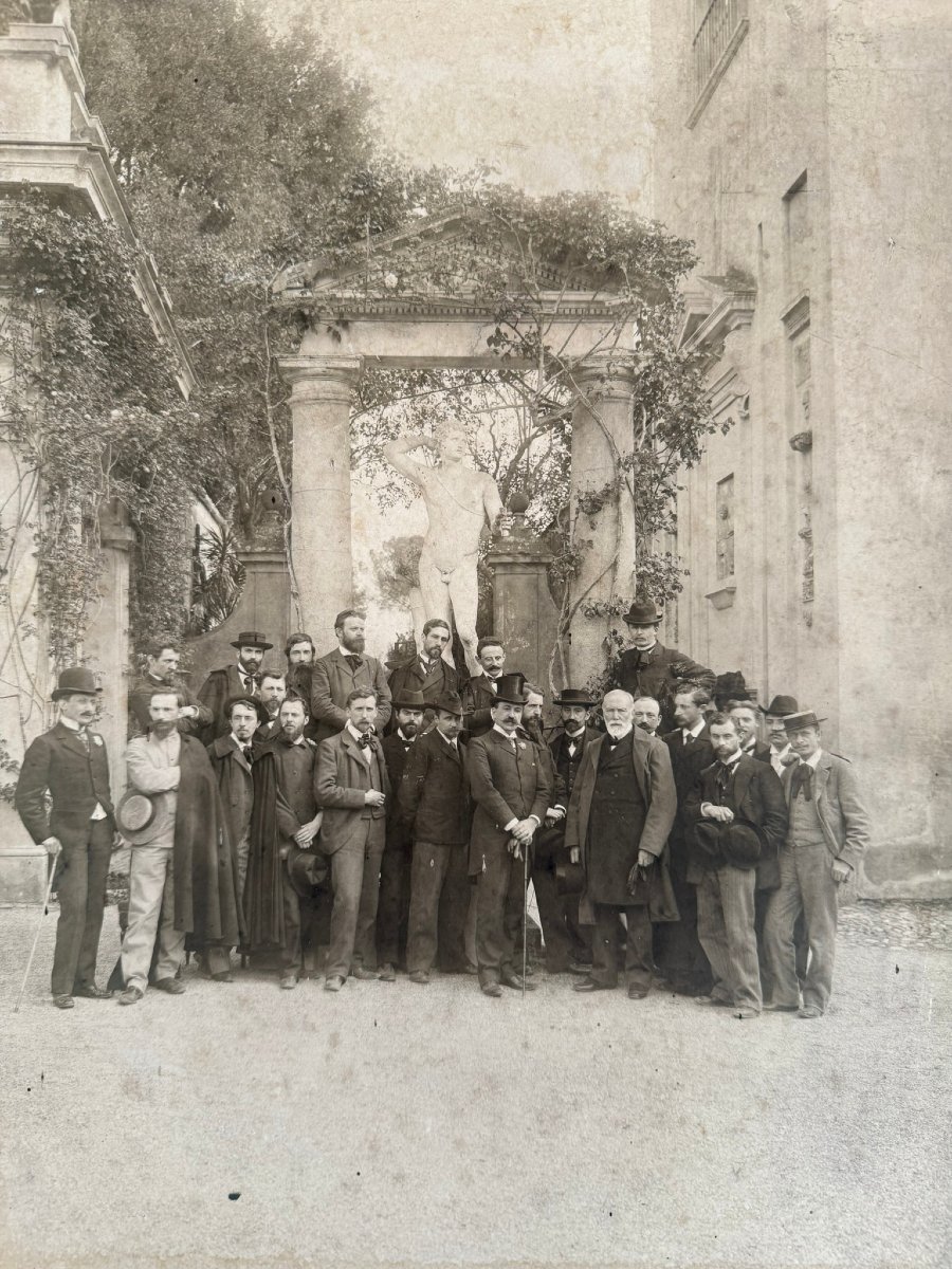 Photographie Historique (c. 1898) – Les Pensionnaires de la Villa Médicis par Henri LE LIEURE-photo-2