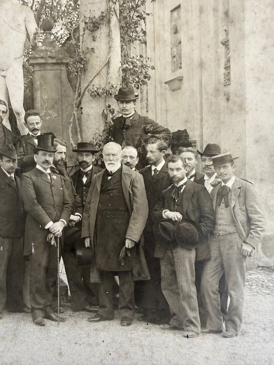 Photographie Historique (c. 1898) – Les Pensionnaires de la Villa Médicis par Henri LE LIEURE-photo-1