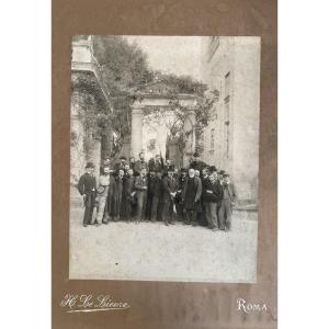 Historical Photograph (c. 1898) – The Residents Of The Villa Medici By Henri Le Lieure