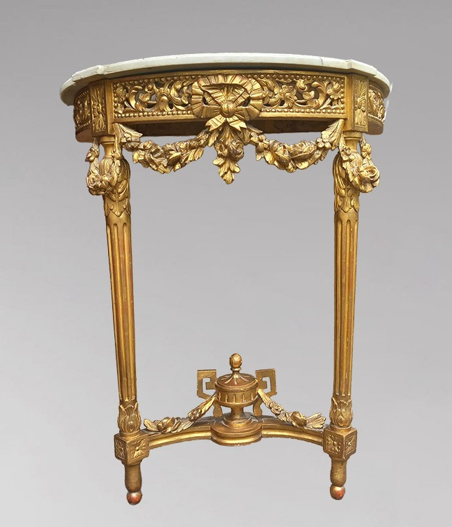 Louis XVI Half-moon Console