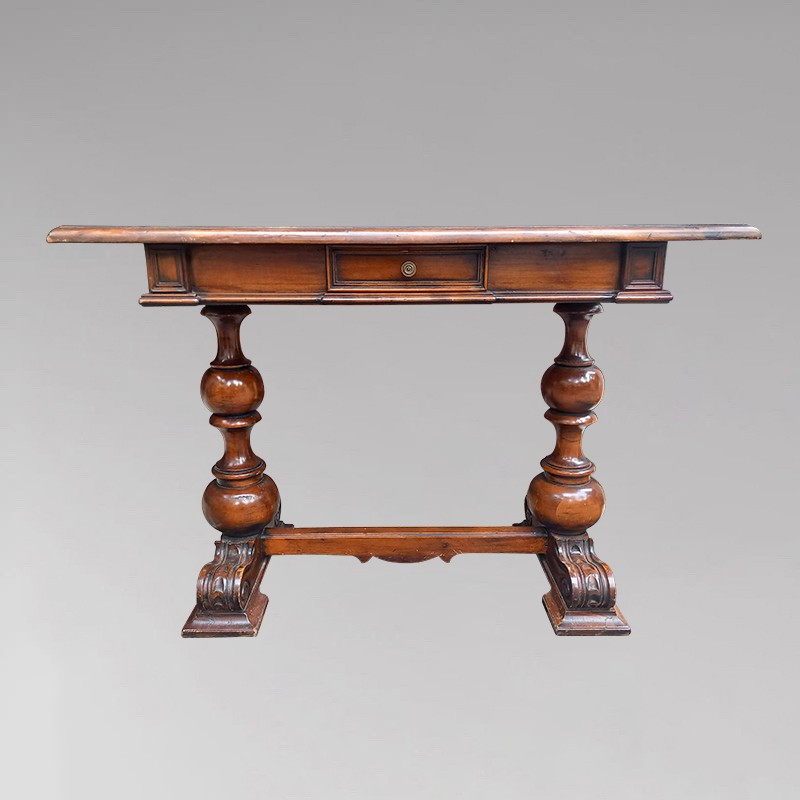 Varnished Wooden Console