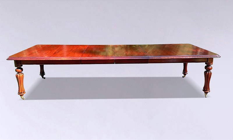 Solid Mahogany Dining Table 