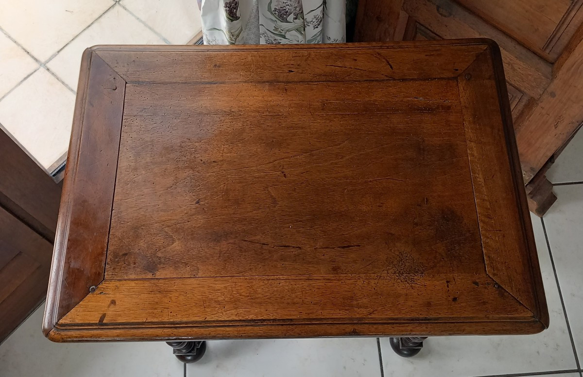 Louis XIII Style Side Table-photo-3