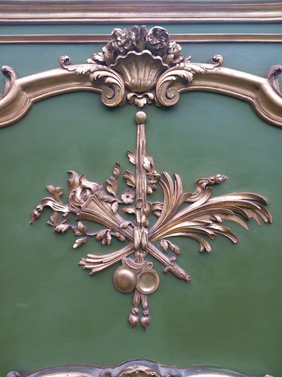 Grand miroir de cheminée ou trumeau Louis XV transition-photo-2