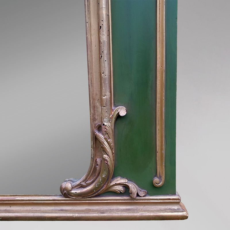 Grand miroir de cheminée ou trumeau Louis XV transition-photo-3