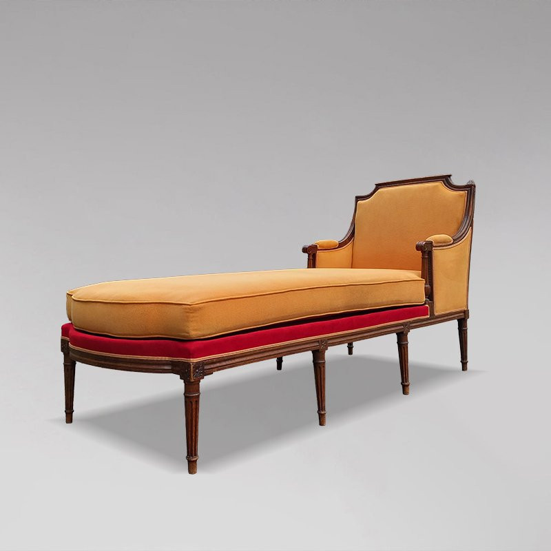 Louis XVI Style Chaise Longue -photo-2