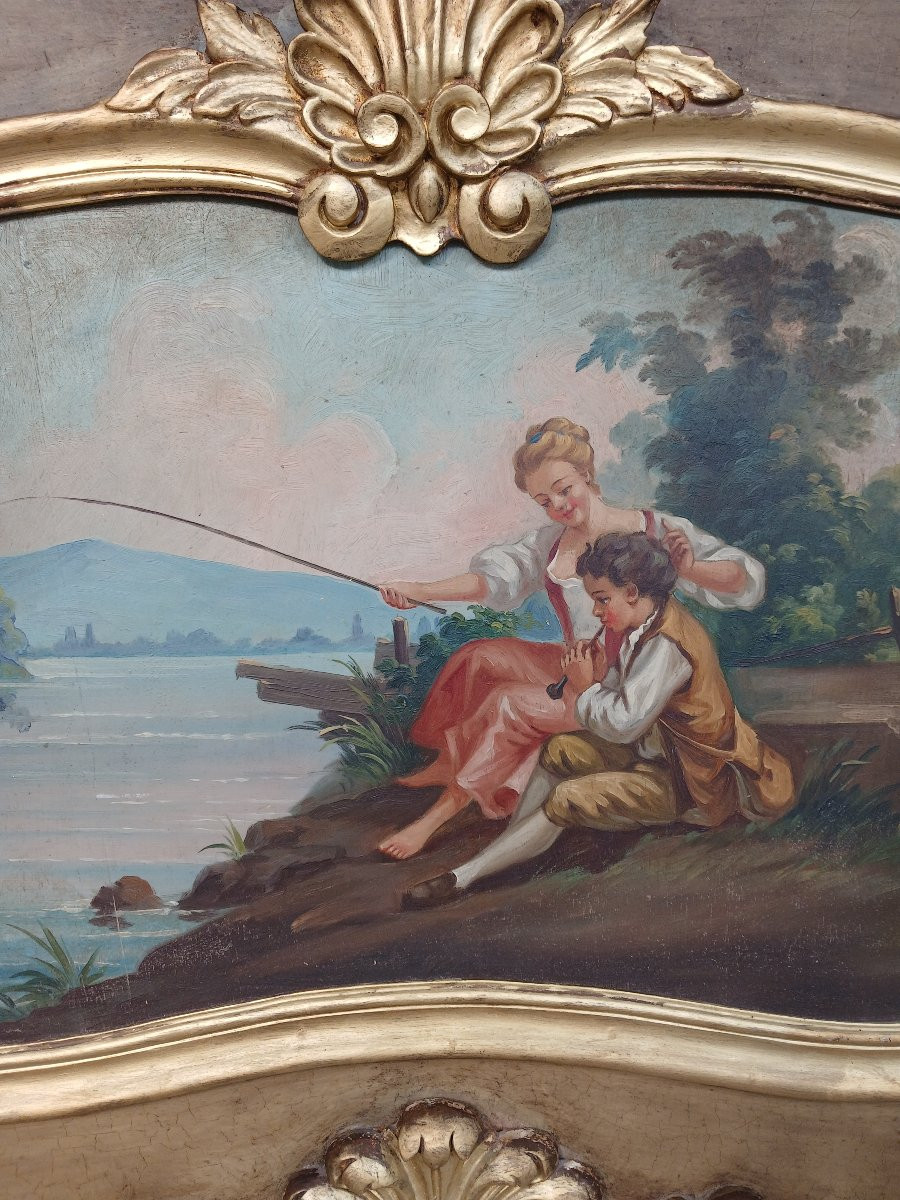 Louis XV Style Trumeau -photo-3