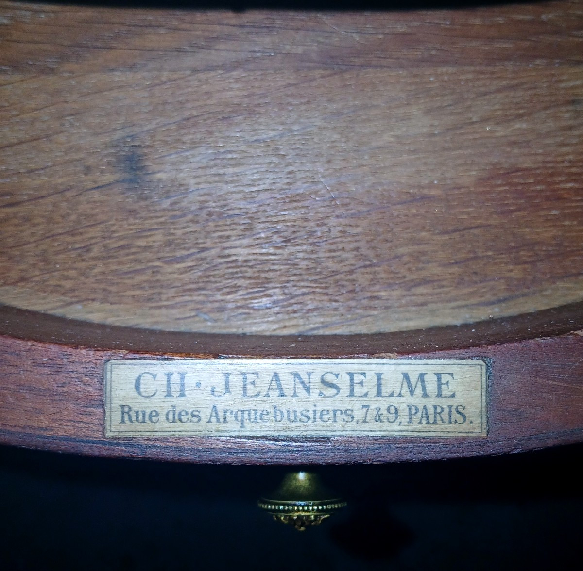 Pair Of Louis XVI Style Bedside Tables Stamped By The Jeanselme Company -photo-4