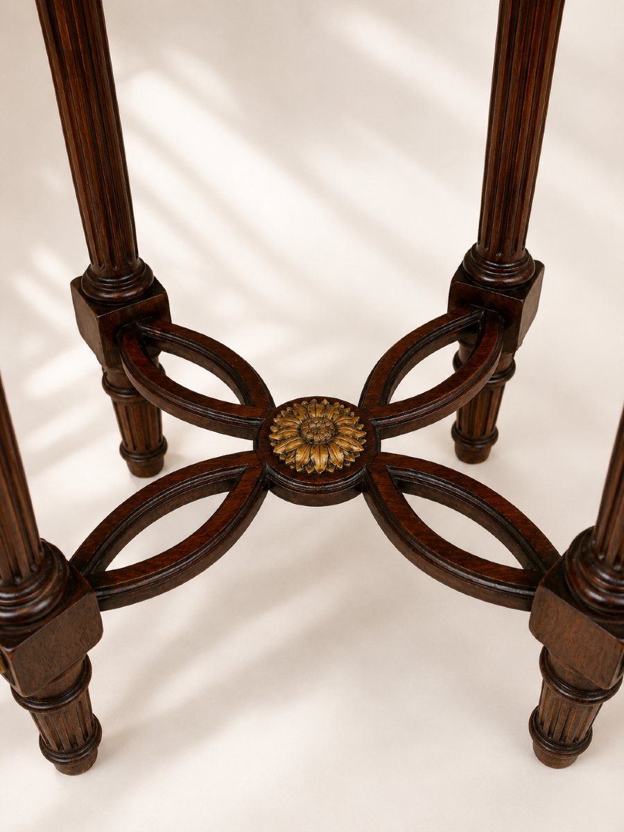 Pair Of Louis XVI Style Bedside Tables Stamped By The Jeanselme Company -photo-2