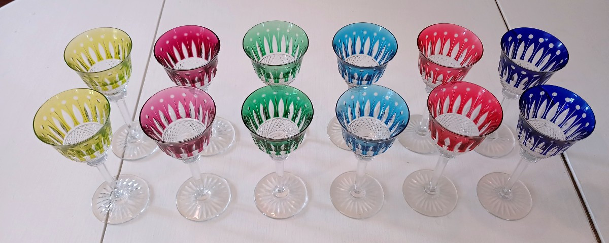 Set Of 12 Saint Louis Roemer Glasses-photo-3