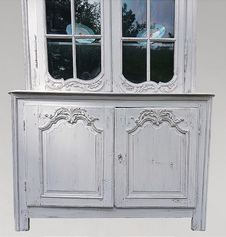 Buffet deux corps ou vaisselier Louis XV-photo-2