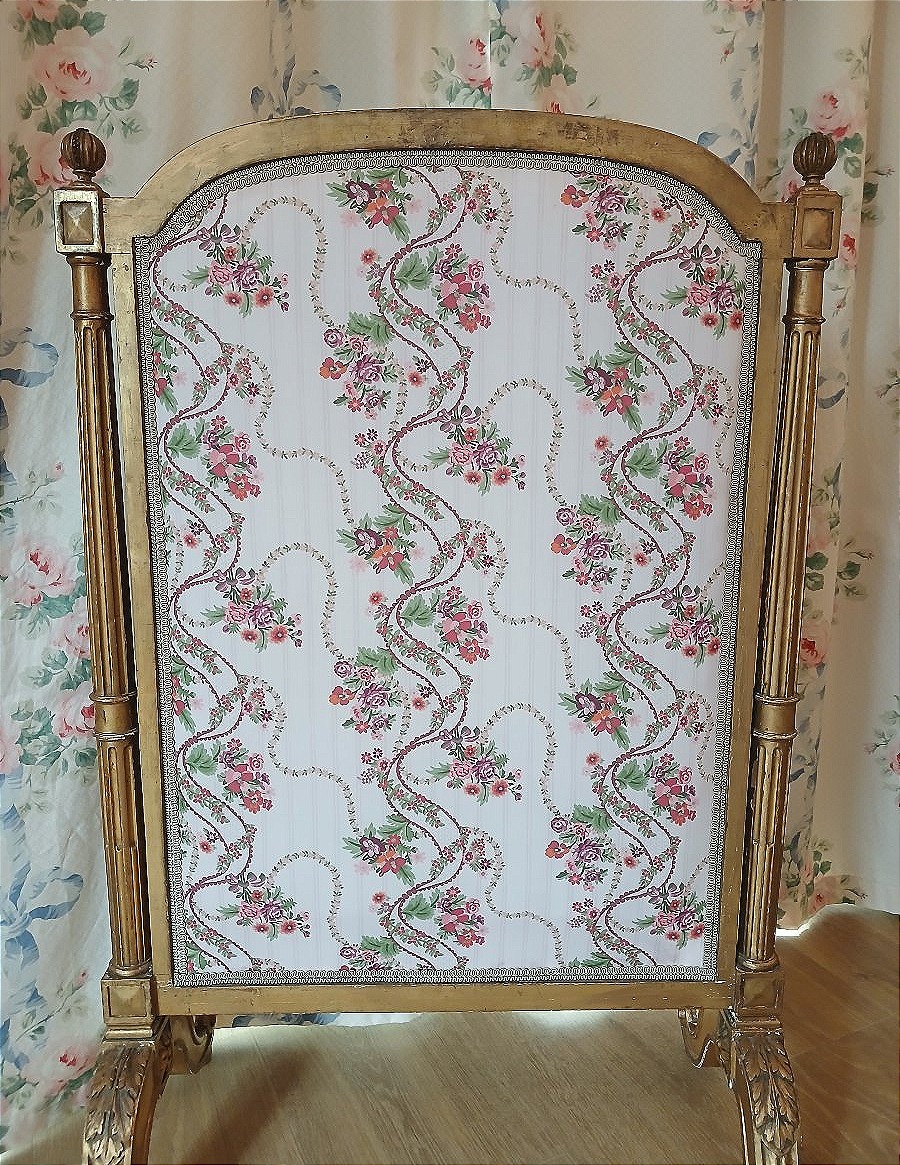 Louis XVI Style Fireplace Screen-photo-3