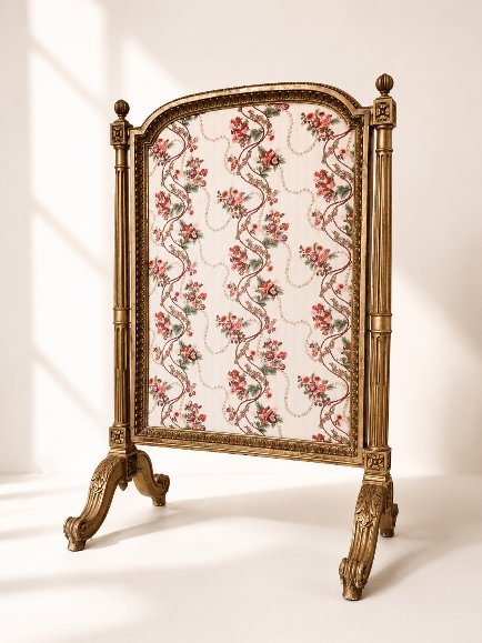 Louis XVI Style Fireplace Screen-photo-2