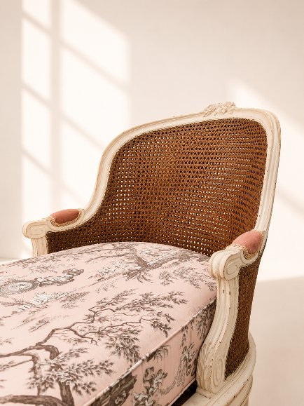 19th-century Louis XVI-style Chaise Longue -photo-2