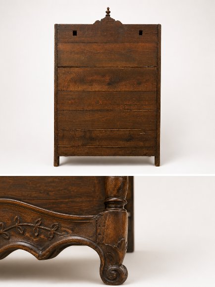 Étagère provençale en bois sculpté époque 19ème siècle -photo-1
