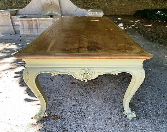 Grande table de Salle à manger de style Louis XV-photo-2