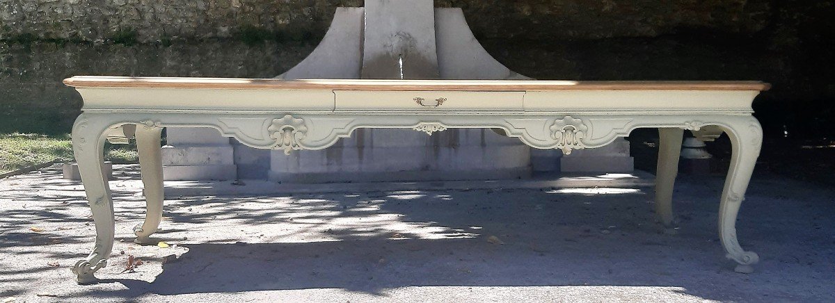 Large Louis XV Style Dining Table-photo-4