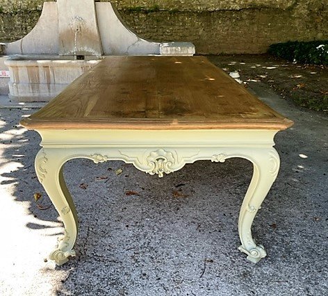 Grande table de Salle à manger de style Louis XV-photo-1