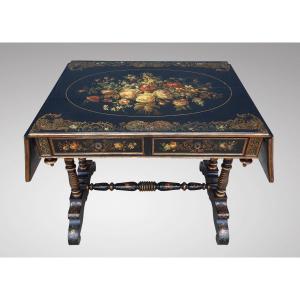 Table Noire à Deux Volets époque  Napoléon III