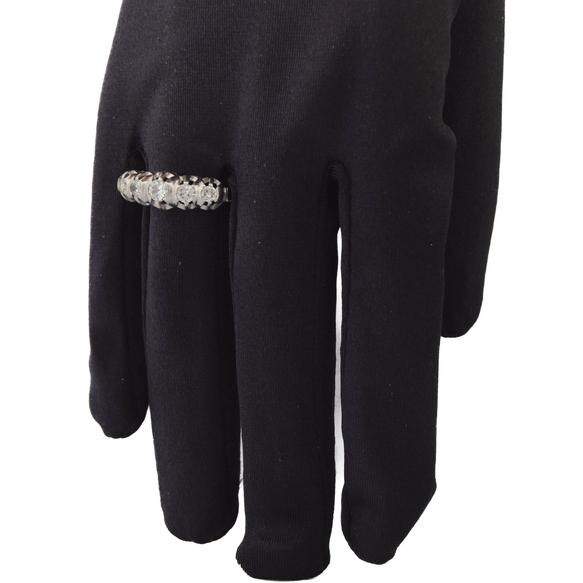 Bague Vintage en Or 18 Carats et Diamants Taille Old European    AN265 (00019)-photo-1