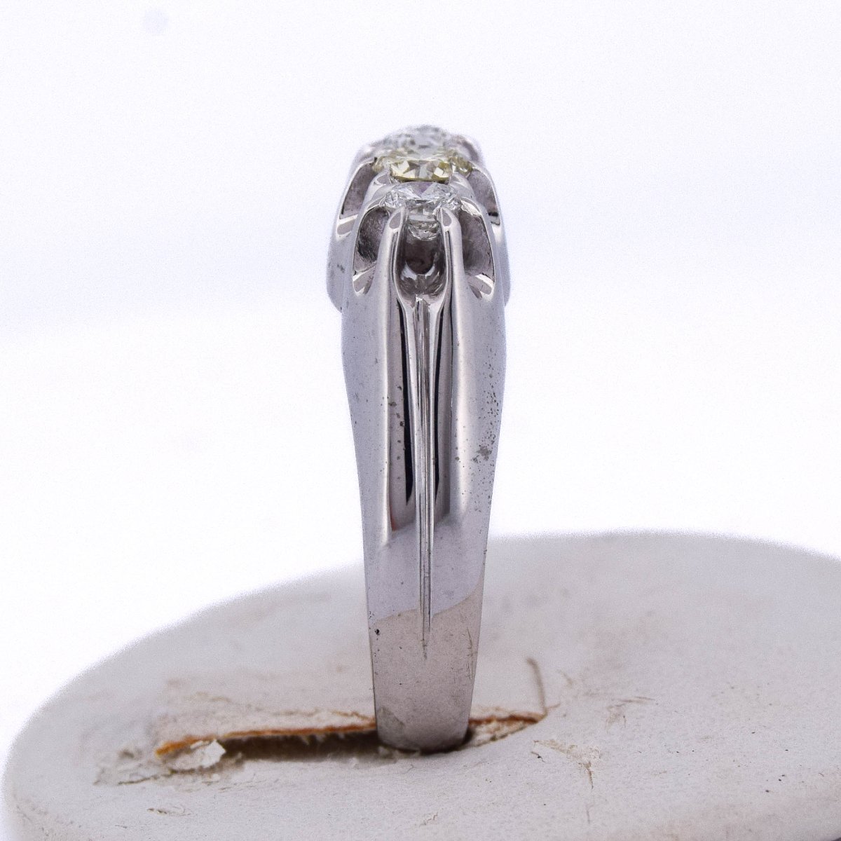 Bague or 18k diamants taille ancienne   AN244 (0579)-photo-4