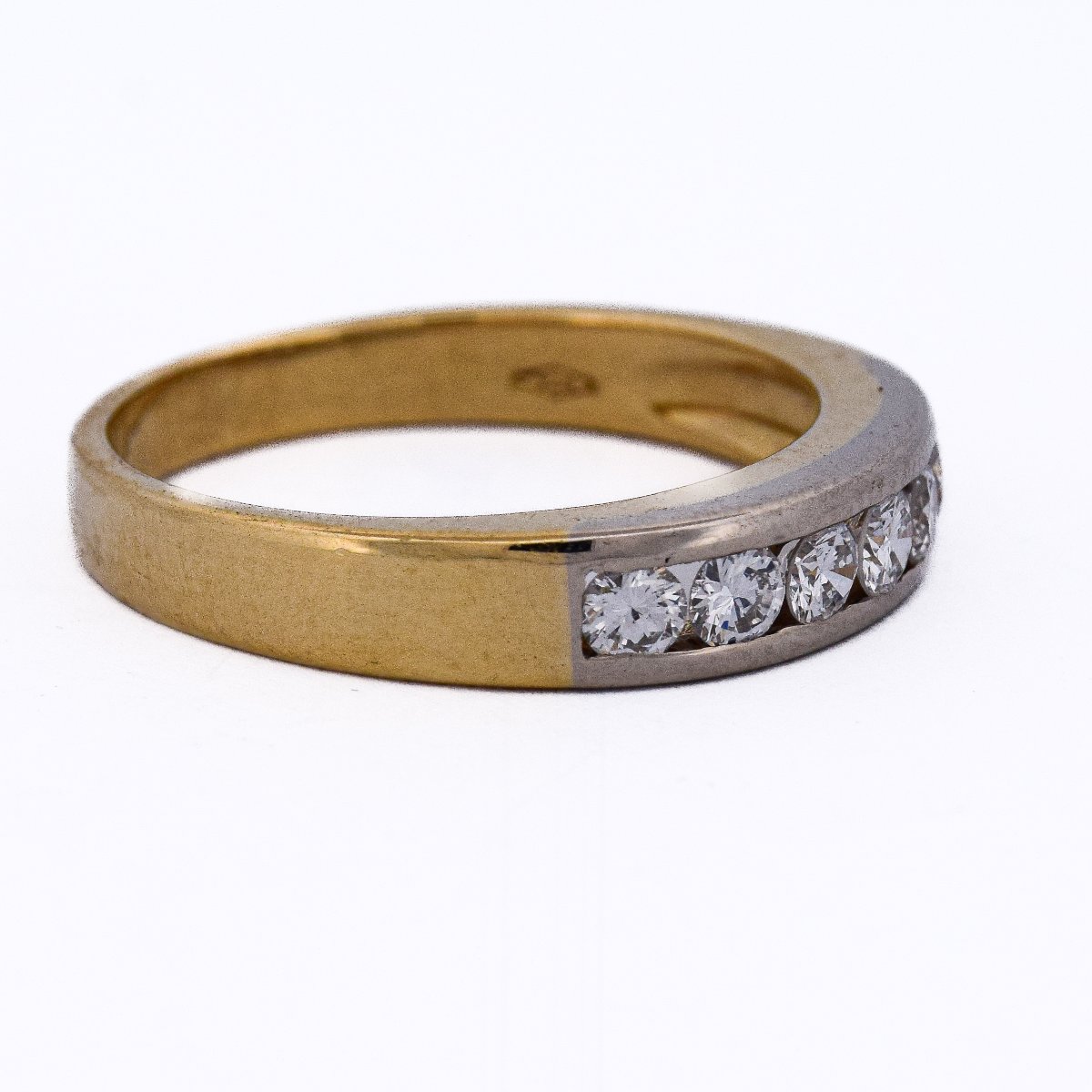 Bague or 18k diamants taille ancienne   AN488 112-362 (0089)-photo-5
