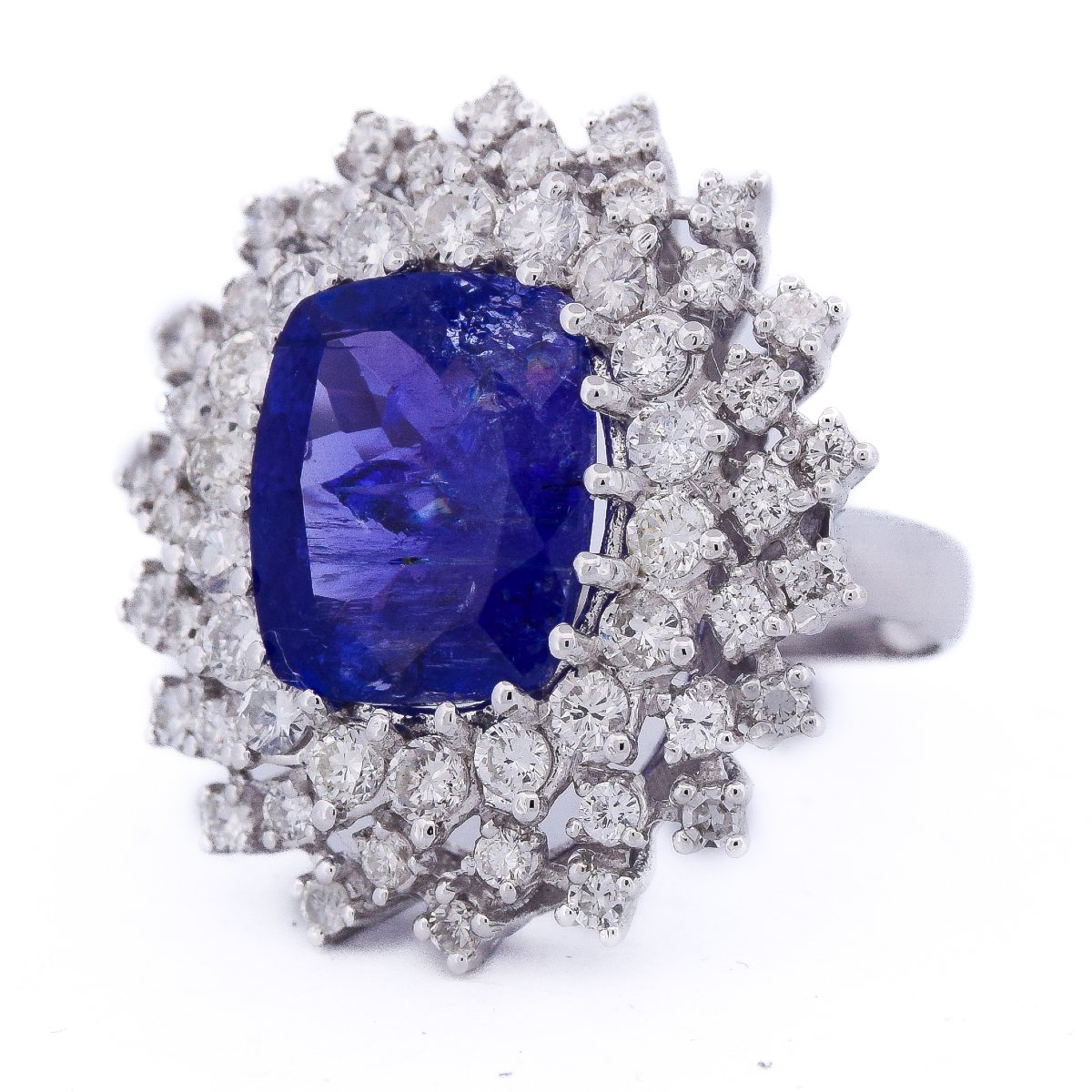 18k Gold Tanzanite Diamond Ring   An383 (06139)-photo-1