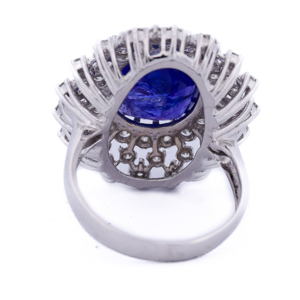18k Gold Tanzanite Diamond Ring   An383 (06139)-photo-3
